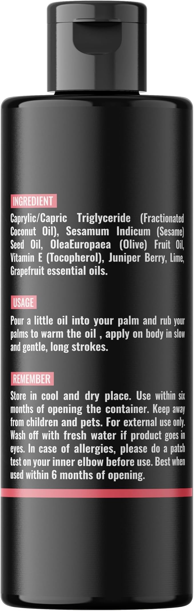 Organic - Berry Full Body Massage Oil - Revitalising, Detoxifying | No Stain & - Image 8