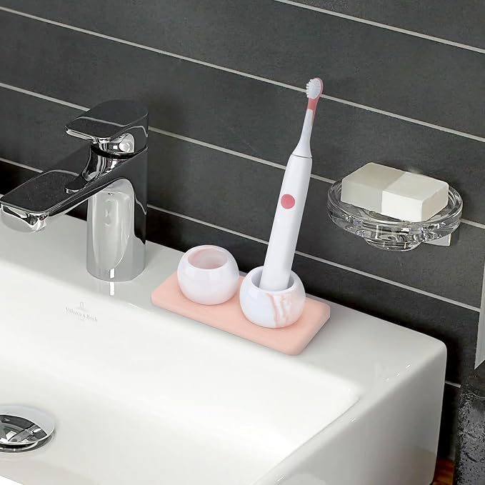 2 Pack Ceramic Toothbrush Holder - Image 6