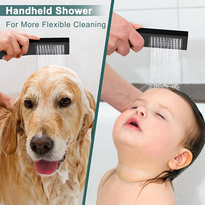 Shower Faucet Set Matte Black Shower Systems, STARBATH 3 Way Shower Faucet - Image 4