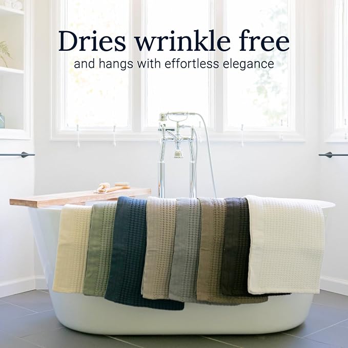 GILDEN TREE Waffle Bath Towels Wash Cloths - Image 6