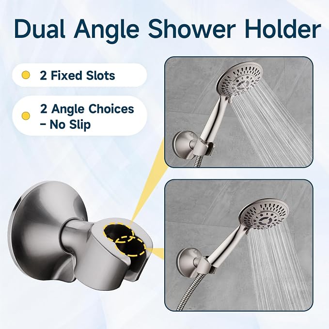 BRIGHT SHOWERS Handheld Shower Head Holder - Image 2