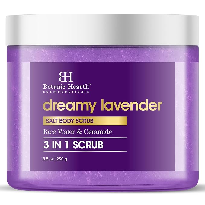 Botanic Hearth Dreamy Lavender Body Scrub 8.8 Fl Oz | Gently Exfoliates and - Image 2