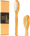 ICANdOIT 2 in 1 Long Handle Bath&Shower Brush, Bath Scrubber, Boar Bristle by Beautyisanattitude-ICANdOIT