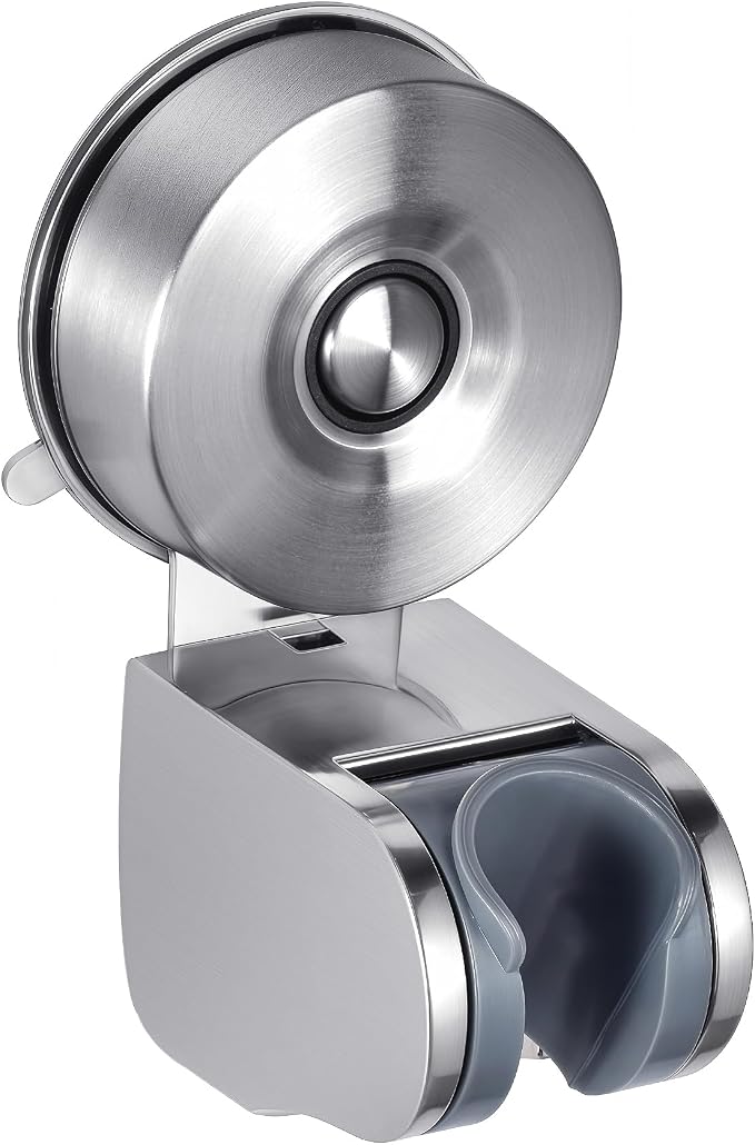 JOMOLA Suction Cup Shower Holder, Adjustable Stainless Steel Shower Head Holder by JOMOLA