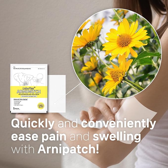 Arnica Hydrogel Pain Relief Patches | Natural Relief - Image 2
