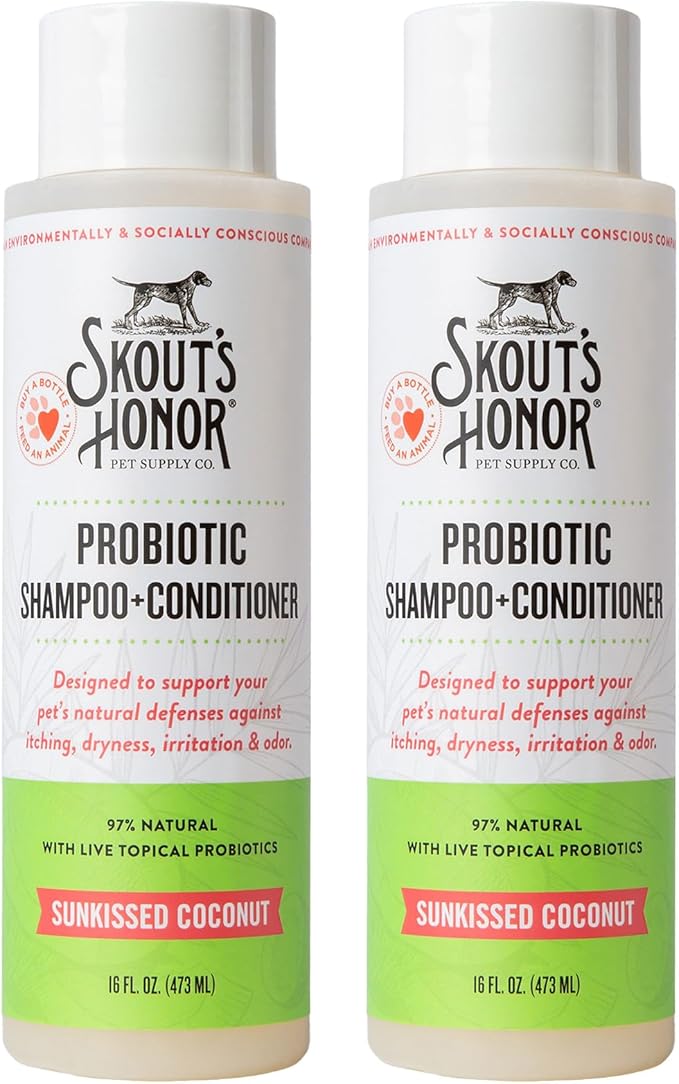 Skout's Honor Probiotic Dog Shampoo & Conditioner by SKOUTSHONOR