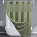 Sage Green Hotel Shower Curtain by EUTXL