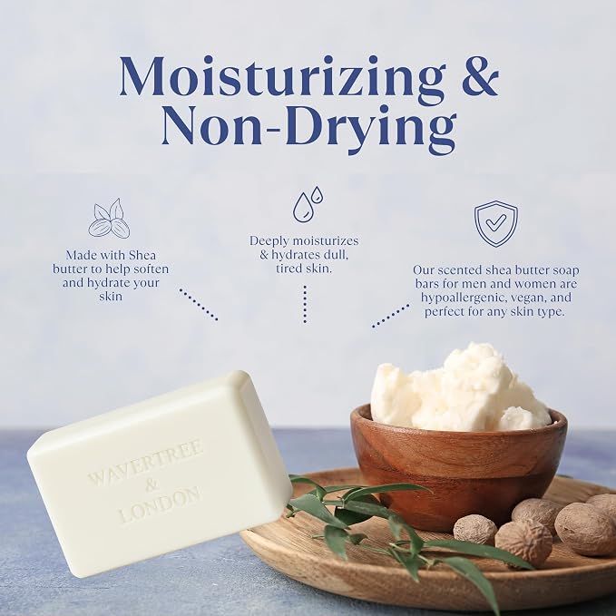 Wavertree & London Cosmopolitan Scented Natural Soap, 7oz Moisturizing French - Image 3