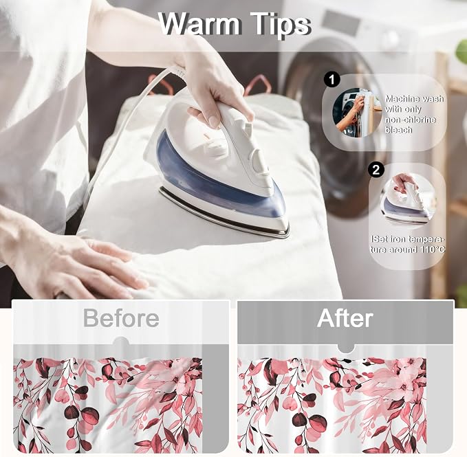 No Hook Shower Curtain and Liner Set, Bath Curtain Sets - Image 4