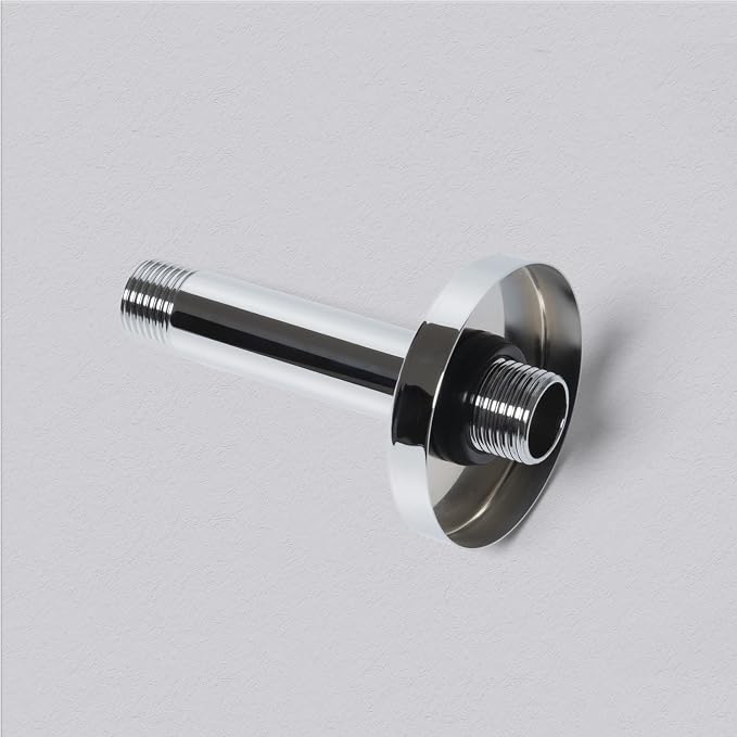 4 Inch Shower Arm with Flange, Ceiling Mounted Shower Head Extension Arm - Image 5