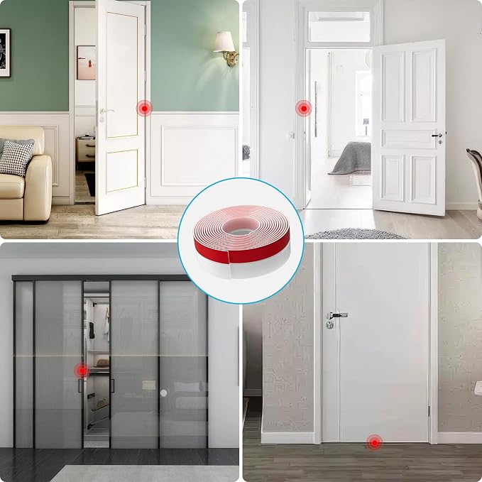 Heavy-Duty 3Inch x 20FT Door Weather Stripping, Extra Thick 2mm Door Draft - Image 6