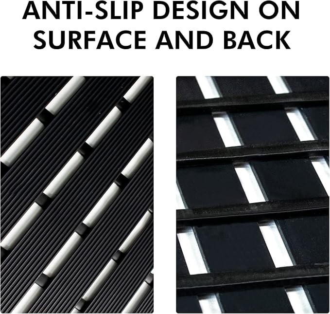 Large Shower Mat Without Suction Cups, Heavy Duty Bathtub Mat - Image 3