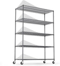 Wire Shelving Unit 5 Tier NSF Metal Shelf, 6000lbs Capacity Heavy Duty by Brandpouseayar