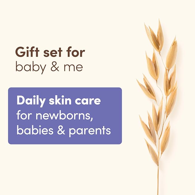 Aveeno Baby Bathtime Solutions Mommy & Me Gift Set, Baby Wash & Shampoo - Image 5