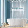 EurCross 96 inch Extra Wide Clear Shower Curtain Liner, Waterproof Heavy Duty by EurCross