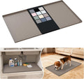 URMONA Waterproof Silicone Under Sink Mat 37'' x 22'' Shelf Liner by URMONA