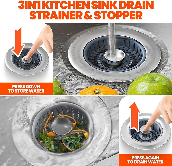 Kitchen Sink Drain Strainer - Image 3