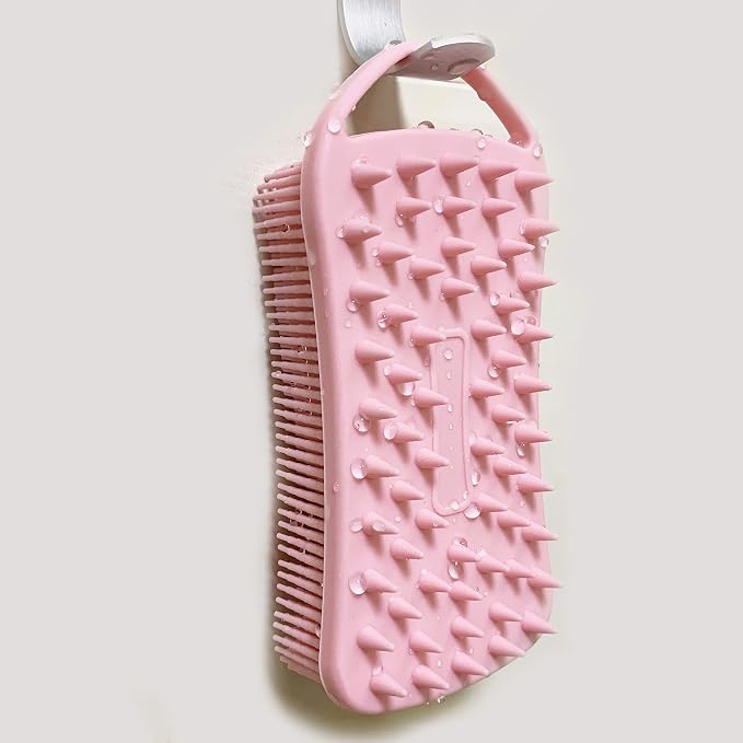 2 PC Silicone Body Scrubber, 2 in 1 Exfoliating Shower Bath Scrubber, Soft - Image 8