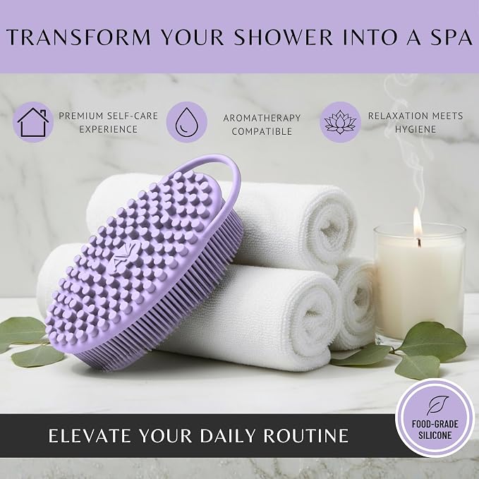 Silicone Body Scrubber for Shower - Image 7
