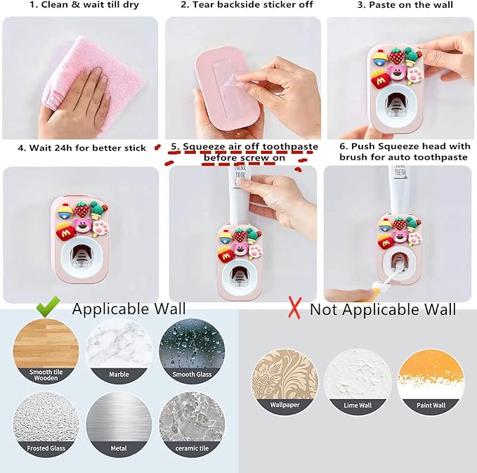 Automatic Toothpaste Dispenser Wall Mounted - Image 7