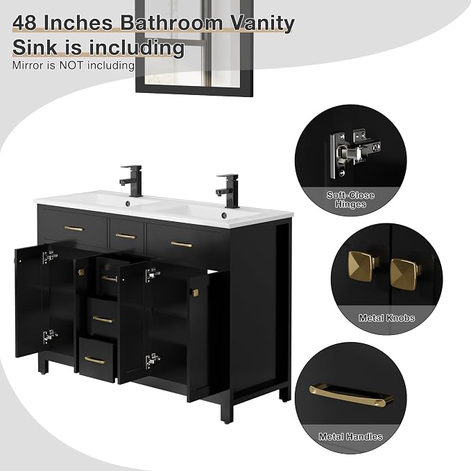 LUCKWIND 48" Bathroom Vanity - Image 3