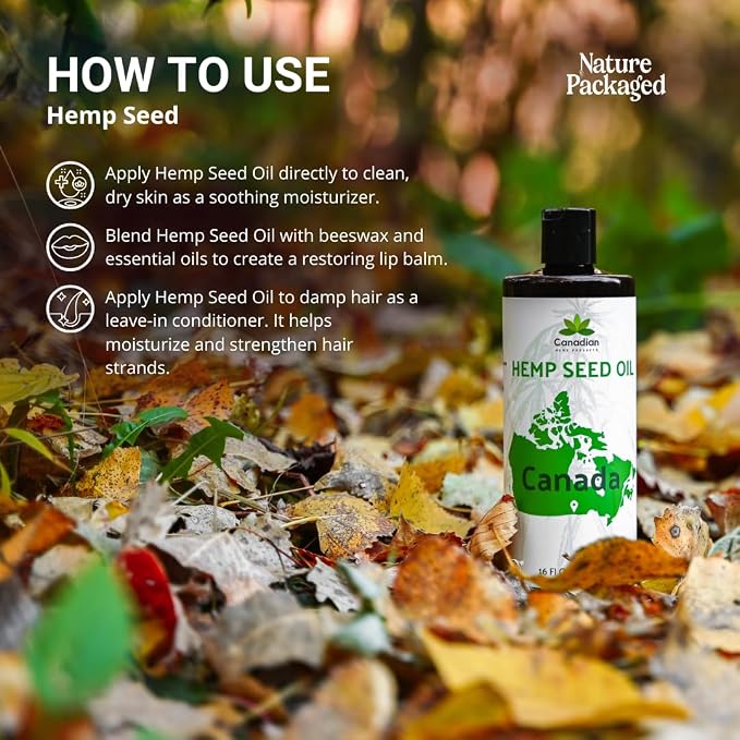 Hemp Seed Oil for Skin, Hair and Body Direct from Hemp Oil Canada - Image 7