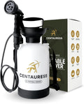 Portable Camping Shower Pump w/ Showerhead Holder and Safety Valve by Centauress