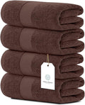 White Classic Luxury Bath Towels Set of 4 Large by WhiteClassic