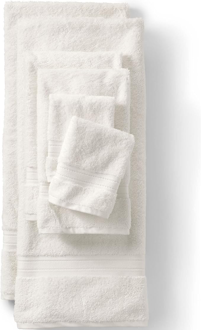 Lands' End Supima Towel Ivory Bath- Bath Sheet - Image 2