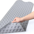 Bligli Bathtub Mat Non-Slip Without Suction Cups, 39x16inch Extra Long Bath Mats by BliGli