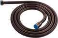 Angle Simple Handheld Shower Hose Replacement G 1/2 Thread Type, Stainless by AngleSimple