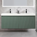 Blossom 48 Inch Double Sink Bathroom Vanity, All Wood Wall Mounted Floating by BLOSSOMKitchenBath