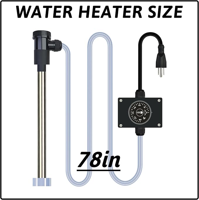 3000W 240V Immersion Water Heater Bathtub & Pool Portable Electric Submersible - Image 6