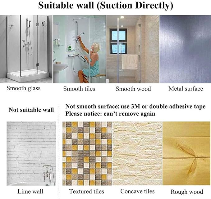 JiePai Suction Cup Towel Bar, Removable Modern Vacuum Towel Holder - Image 7
