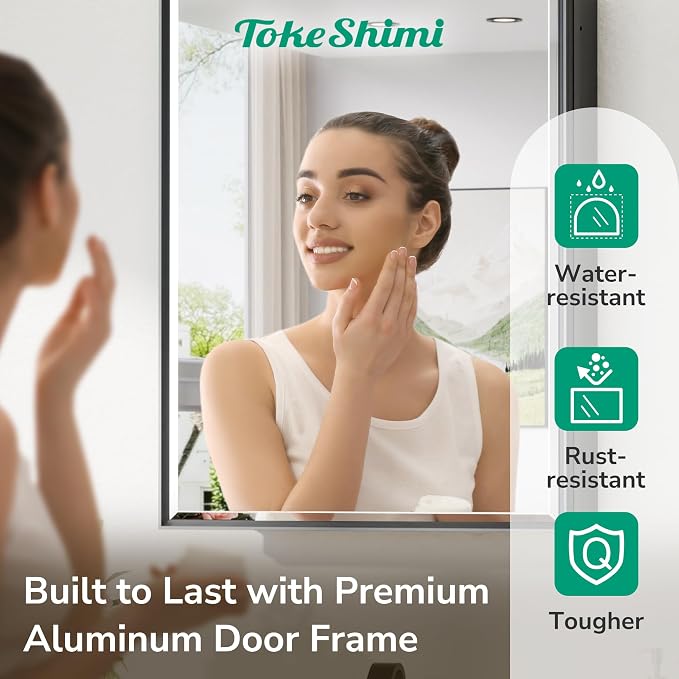 TokeShimi 24x26 Recessed Medicine Cabinet - Image 4