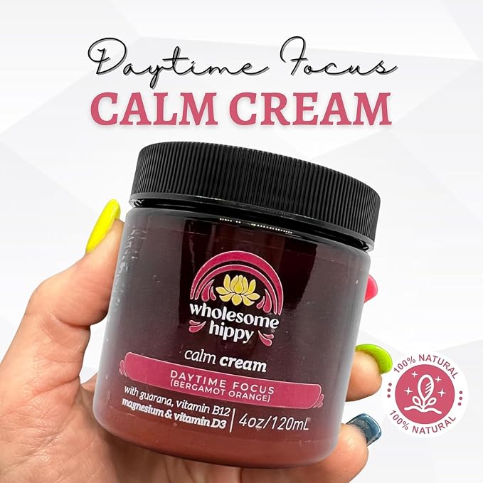 WHOLESOME HIPPY Daytime Focus Calm Cream – Energizing Body Butter - Image 6