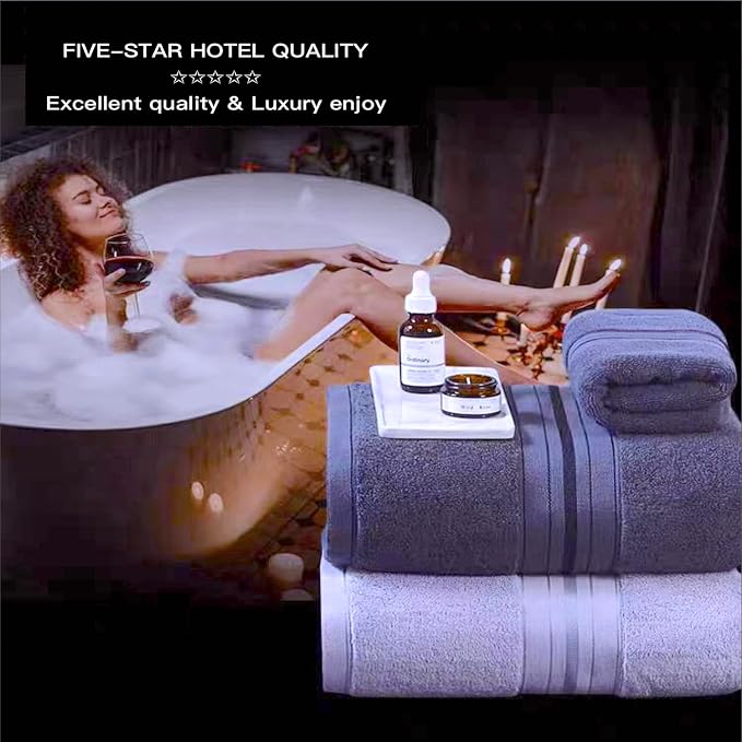 Bath Sheet, Oversized Bath Towel, Beach Towel, 40x73 inches, Extra Large - Image 4