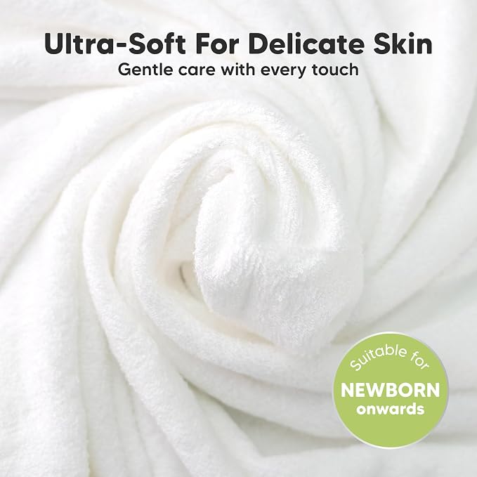6-Pack Cotton Baby Washcloths for Newborn - Image 3