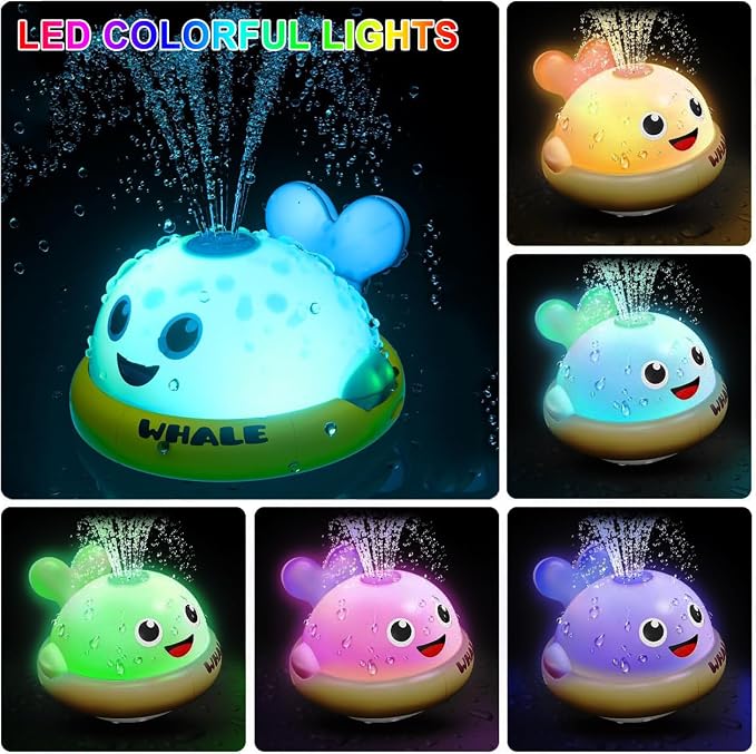 Baby Bath Toys, Whale Sprinkler Bath Toys - Image 3