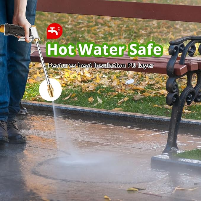 Garden Hose Nozzle Sprayer High Pressure Garden Hose Nozzle Heavy Duty Water - Image 6
