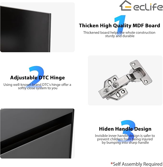 eclife 22" Corner Bathroom Vanity Sink Combo - Image 5