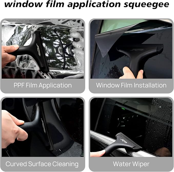 NEWISHTOOL Bathroom Shower Squeegee 5.9 Inch Soft Silicone Blade Squeegee - Image 4