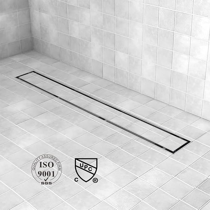 Linear Shower Drain, 28 inch Drain - Image 3