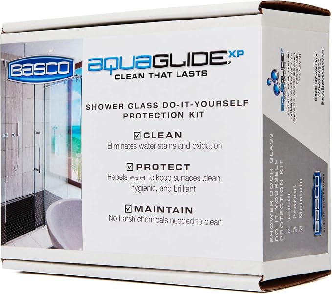 Basco AquaGlideXP Shower Door Glass Water Repellent Kit - Image 4