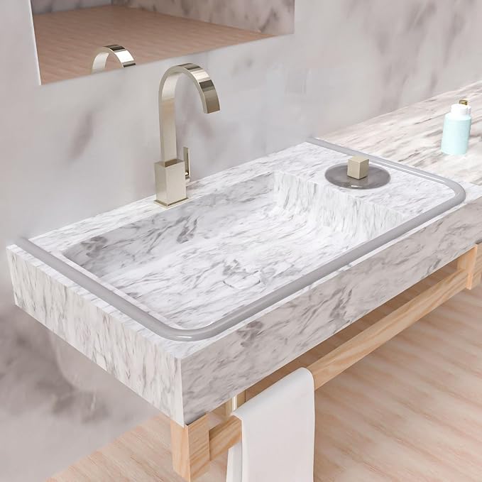 39" Shower Threshold Water Dam, Self-Adhesive Shower Barrier and Kitchen Water - Image 6