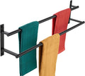 KOKOSIRI 32 Inch Double Towel Bar Bath Towel Racks Bathroom Towel Holder Towel by KOKOSIRI