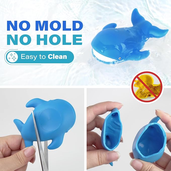 LotFancy Bath Toy, No Holes Baby Bath Toys - Image 2