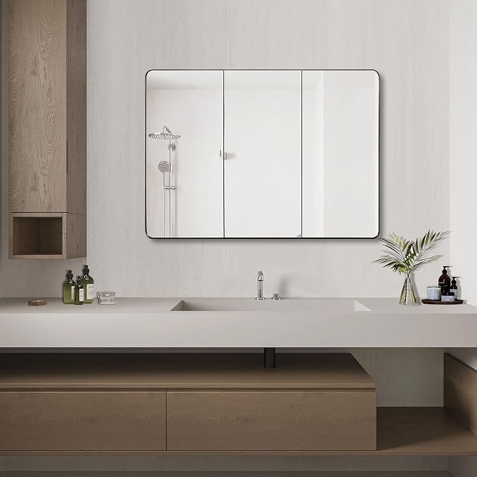 Black Bathroom Medicine Cabinet - Image 9