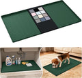 URMONA Waterproof Silicone Under Sink Mat 34'' x 19'' Shelf Liner by URMONA