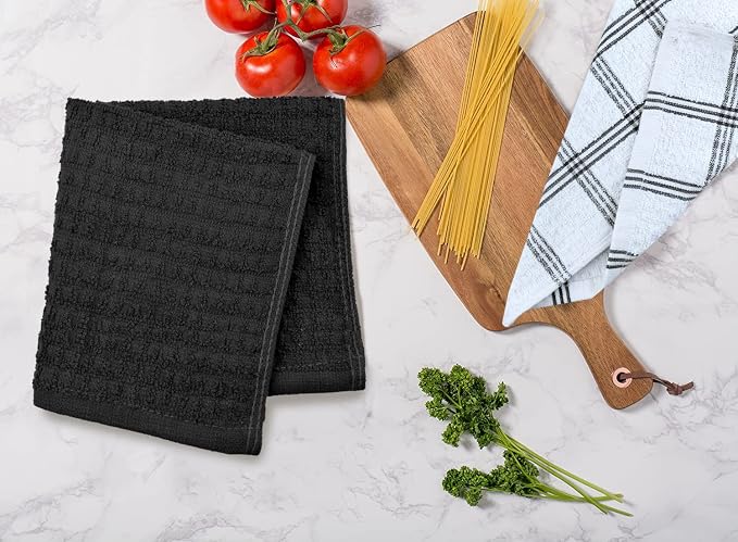 DAN RIVER Premium Dish Cloth 100% Cotton 12 X 12 Inches |Pack of 8|-Ultra Soft - Image 7